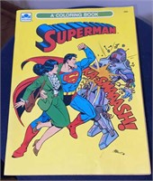 DC Golden Superman Coloring Book 1989