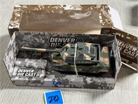 Denver Die Cast military tank US Army