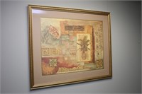 Large Collage Framed Print