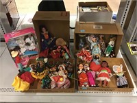 Vintage Dolls - NIB Barbie, Storybook Dolls and
