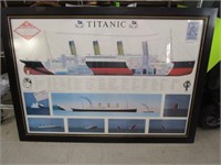 NAUTICAL LARGE TITANIC PICTURE