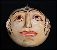 Spain Dance Mask Paper Mache - Mid Century or Olde