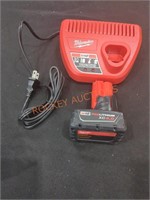 Milwaukee M12 Charger and XC 4.0 Battery