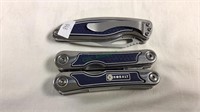 Kobalt pocket knife & matching multi tool