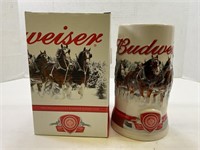 2011 Budweiser beer stein in original box
