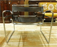Leather and Chrome Wassily Chair.