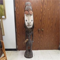 Huge 70" Tribal Figurine