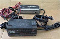 2- SMALL ENGINE BATTERY CHARGERS*SCHUMACHER*CTEK