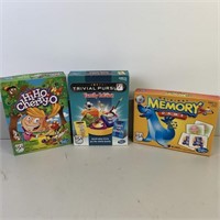 Game Lot 1- HiHi Cherry-O, Trivial Pursuit,
