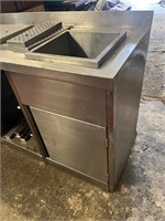 Bespoke Stainless Under Counter Sink and Shelf