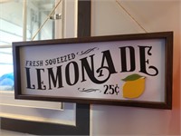 Lemonade Wooden Sign