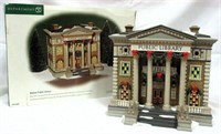 Dept 56 Hudson Public Library Christmas In City