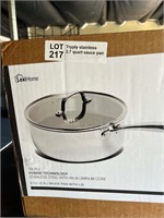 Triply Stainless Steel 2.7 qt sauce pan
