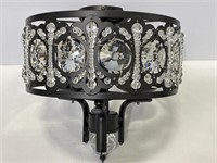 Susean crystal chandelier ceiling fan