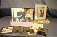 Lot Of Assorted Vintage Items & Photographs