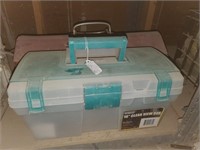 16" Box With Soldering Supplies And Empty Tool Box