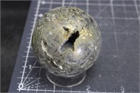 Druzy Marcasite Sphere, 8oz, 50mm