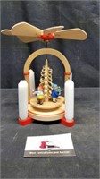 2-tier wooden Christmas lantern