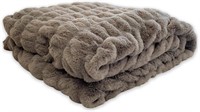 Super Soft Fuzzy Faux Fur Throw Blankets - Fluffy