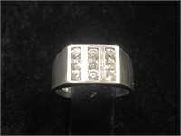 Sterling Silver Men's Fashion Ring