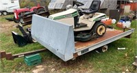 DOUBLE WIDE SNOWMOBILE TRAILER ONLY