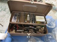 SMALL TOOL BOX W/ CONTENTS