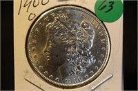 1900-O Uncirculated Morgan Silver Dollar