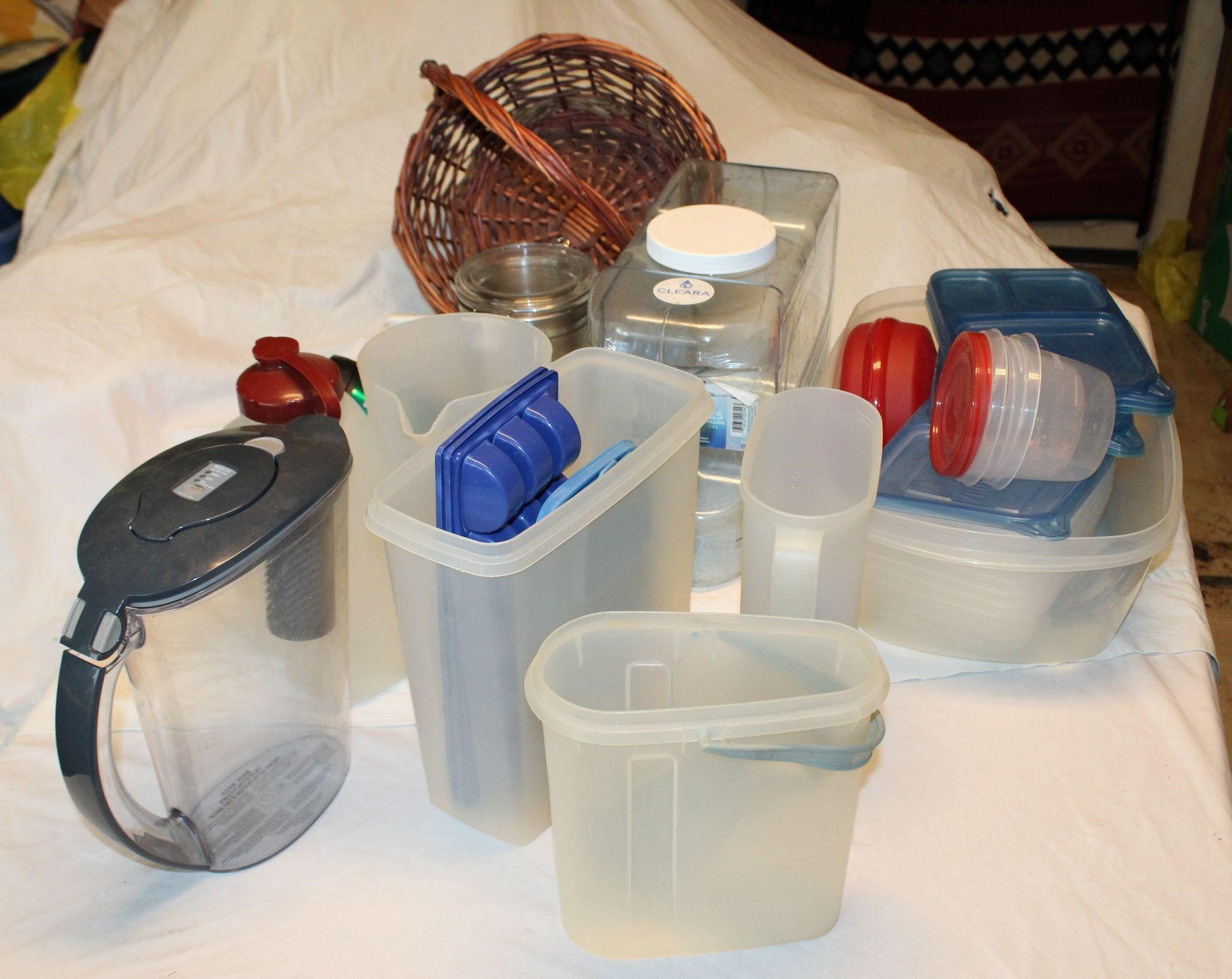 Vintage Tupperware Pitchers, Brita Pitcher & more