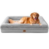EHEYCIGA Memory Foam Dog Bed Large XL with Sides,