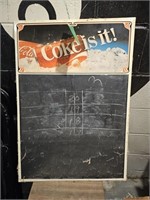 Metal Coke sign