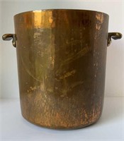 French Hammered Copper Soup Pot