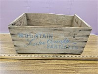 Mountain Lake County Bartletts Crate