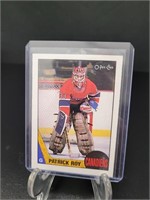 1987 O Pee Chee, Patrick Roy hockey card