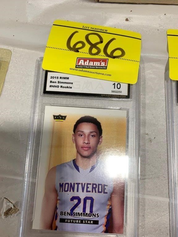 GRADED 10 BEN SIMMONS ROOKIE CARD