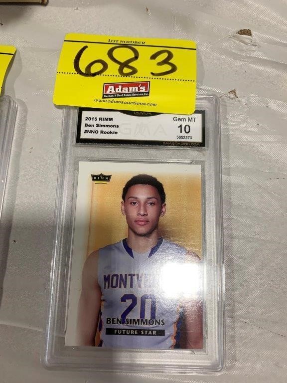 GRADED 10 BEN SIMMONS ROOKIE CARD