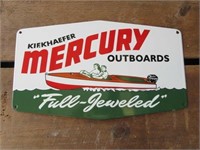 Kiekhaefer Mercury Outboards Porcelain Sign
