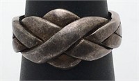 Sterling Silver Braided Design Ring