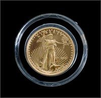 22kK YG 1/4 Oz  American Eagle Bullion Coin 2001