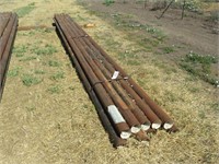 Approximately (11) 4" x 24' Surplus Steel Pipe