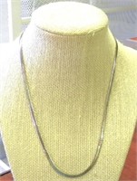 .925 Sterling Silver Smooth Necklace