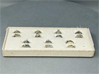 14 Ster-Bermark rings in tray