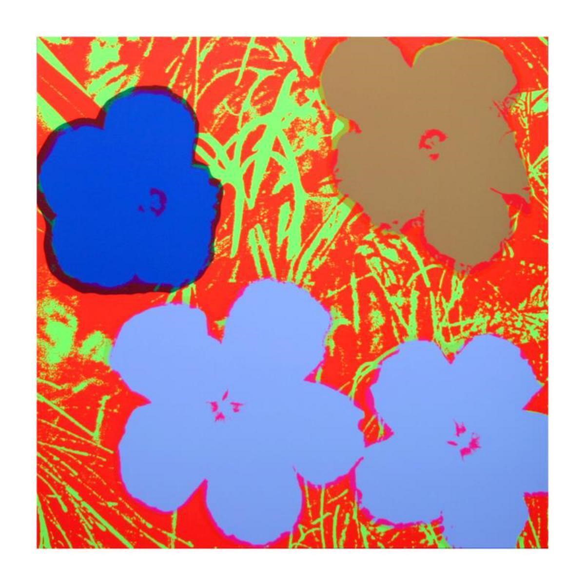 Andy Warhol "Flowers 11.69" Silk Screen Print from