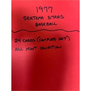 Complete Set 1977 Sertoma Stars Baseball