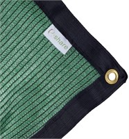 Green Shade Cloth Taped Edge with Grommets