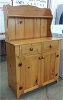 Handcrafted Pine cabinet 36x16x54H