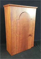 Hand crafted Wooden cabinet 11 1/2 x 5 x 16H