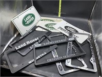 Land Rover license plate covers