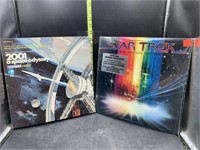 Star Trek vinyl record & 2001 space odyssey vinyl