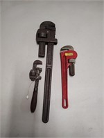 3 Vintage Pipe Wrenches