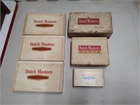 6 Dutch Masters Cigar Boxes